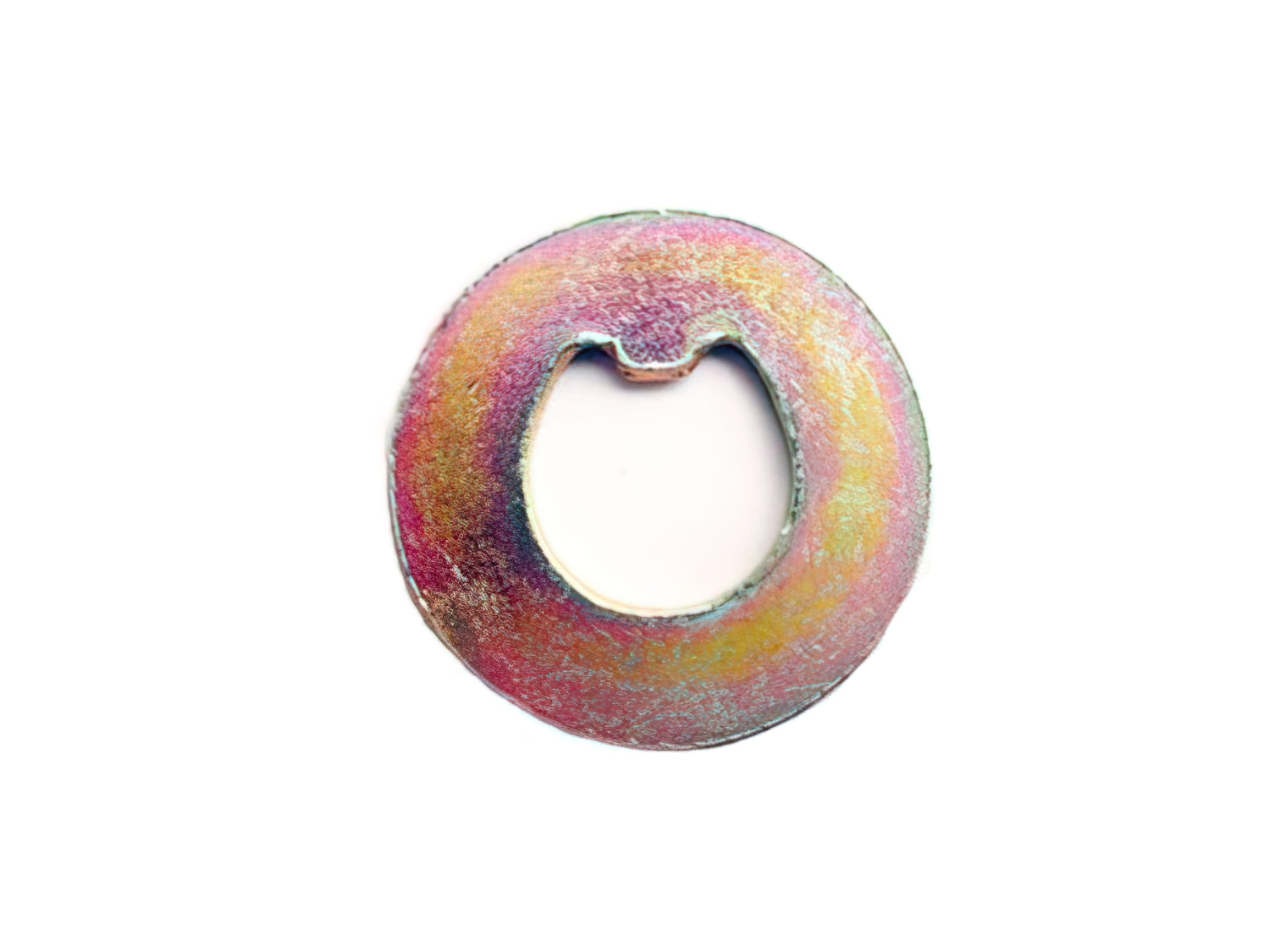 GoWesty front axle nut thrust washer for 2WD vehicles, shown in the image with a clean metal finish and precise circular shape.