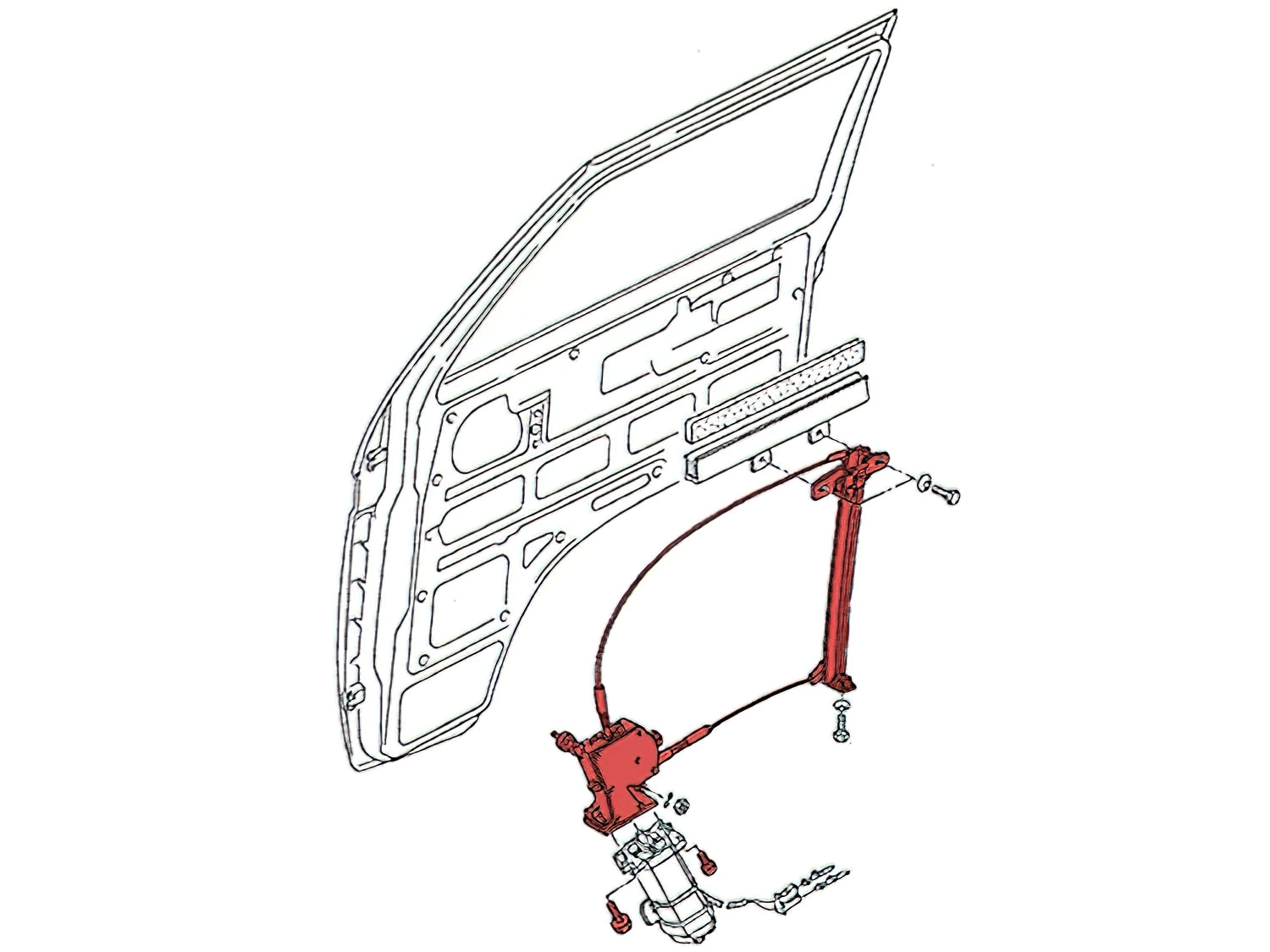 Power Window Regulator [Late Vanagon] - OVERLANDERS Outfitter