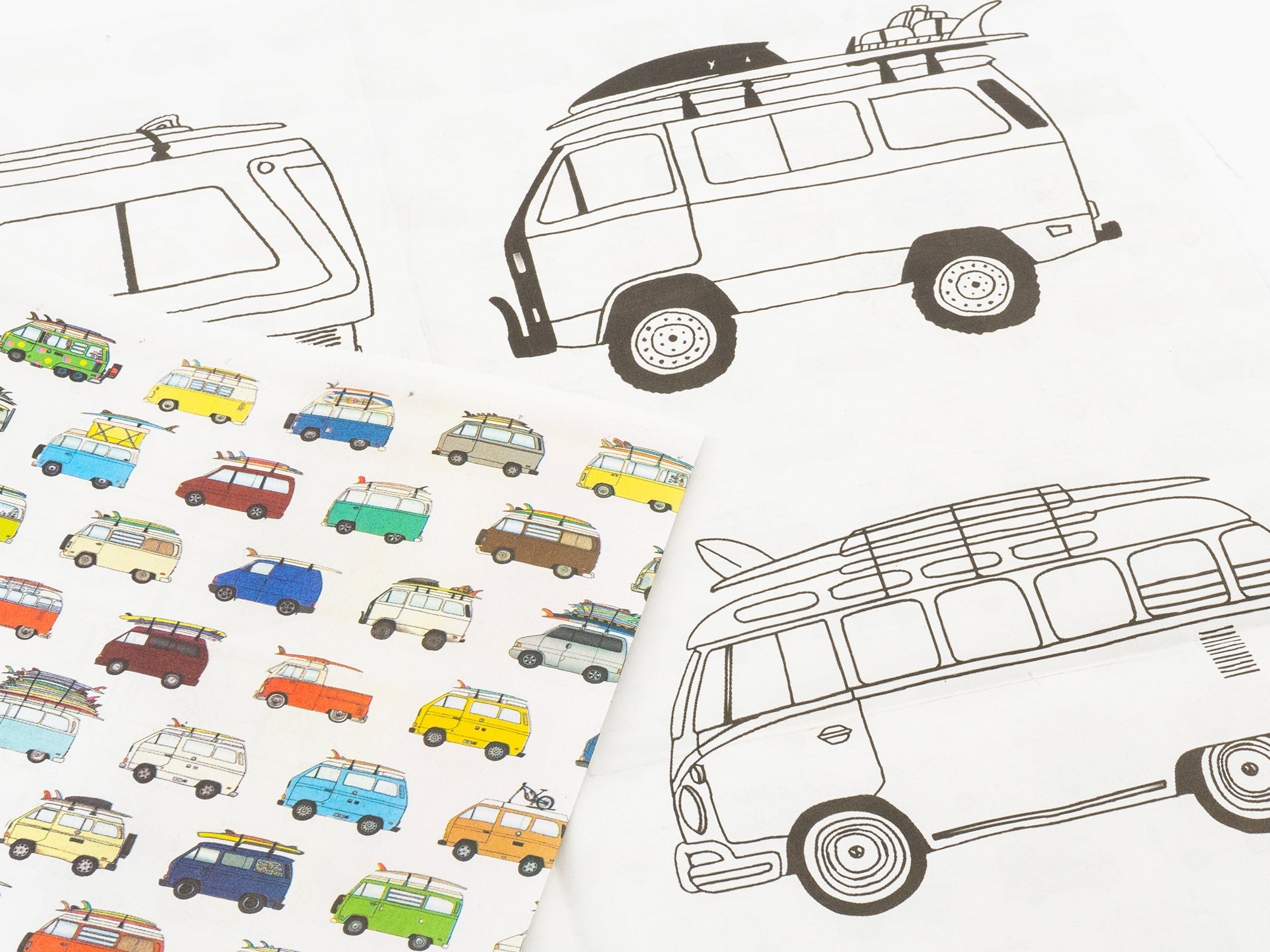 Rad Campers Gift Wrapping Paper - OVERLANDERS Outfitter