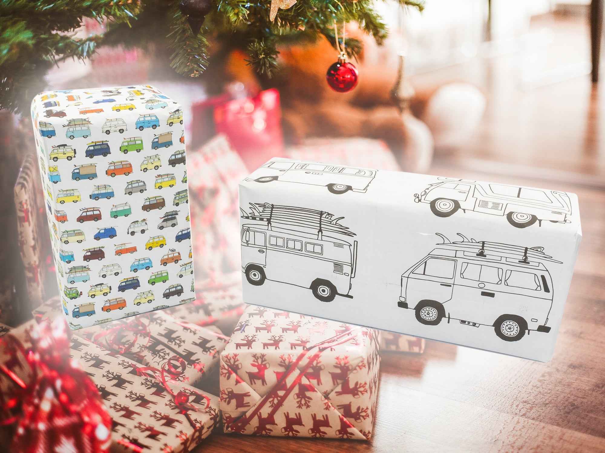 Rad Campers Gift Wrapping Paper - OVERLANDERS Outfitter
