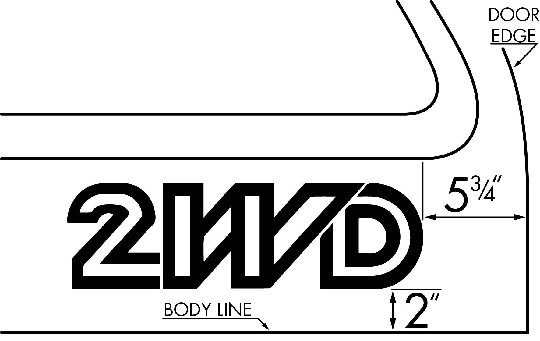 2WD Decal [Vanagon] - OVERLANDERS Outfitter