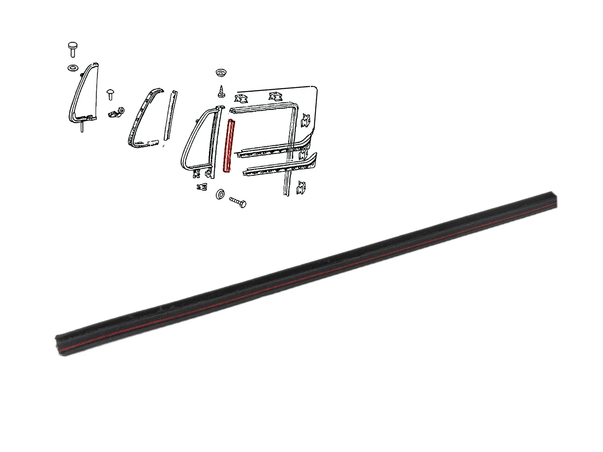 Front Felt Channel Strip L/R  [Bus]