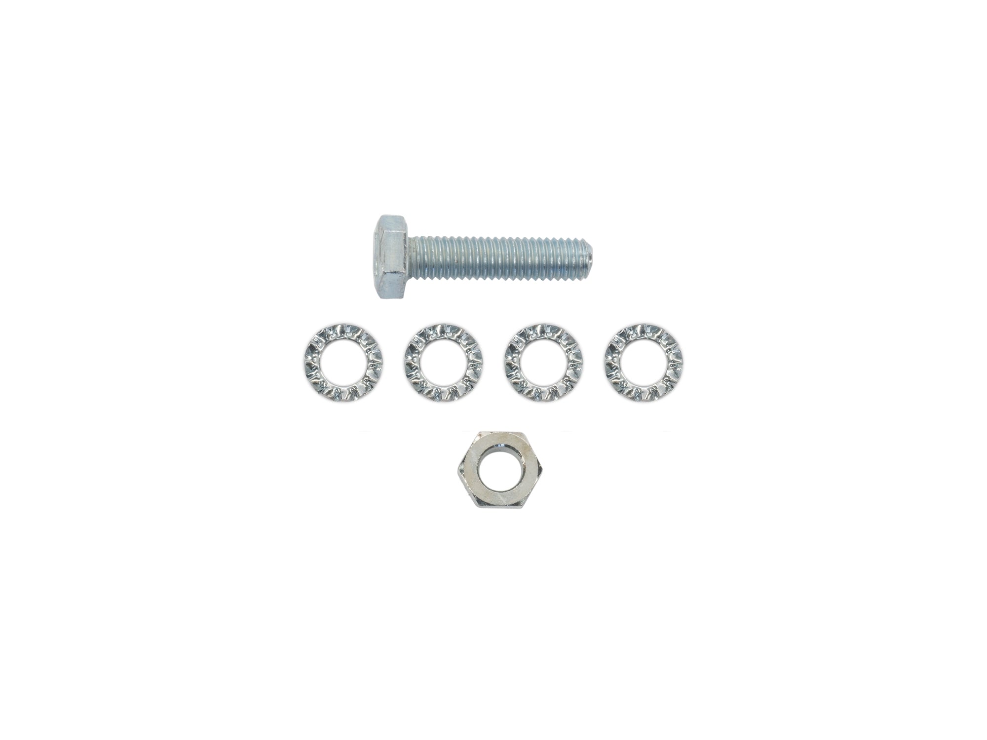 GoWesty Vanagon luggage rack bracket kit showing metal brackets and mounting hardware for vehicle installation.