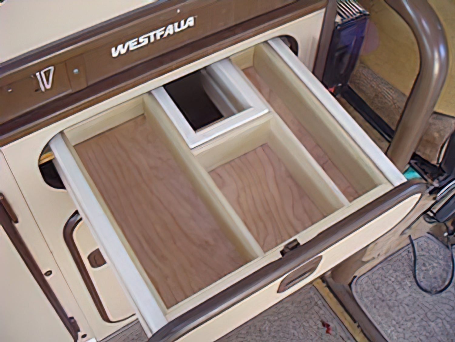 Wooden Drawer Organizer [Vanagon Westfalia Camper] - OVERLANDERS Outfitter