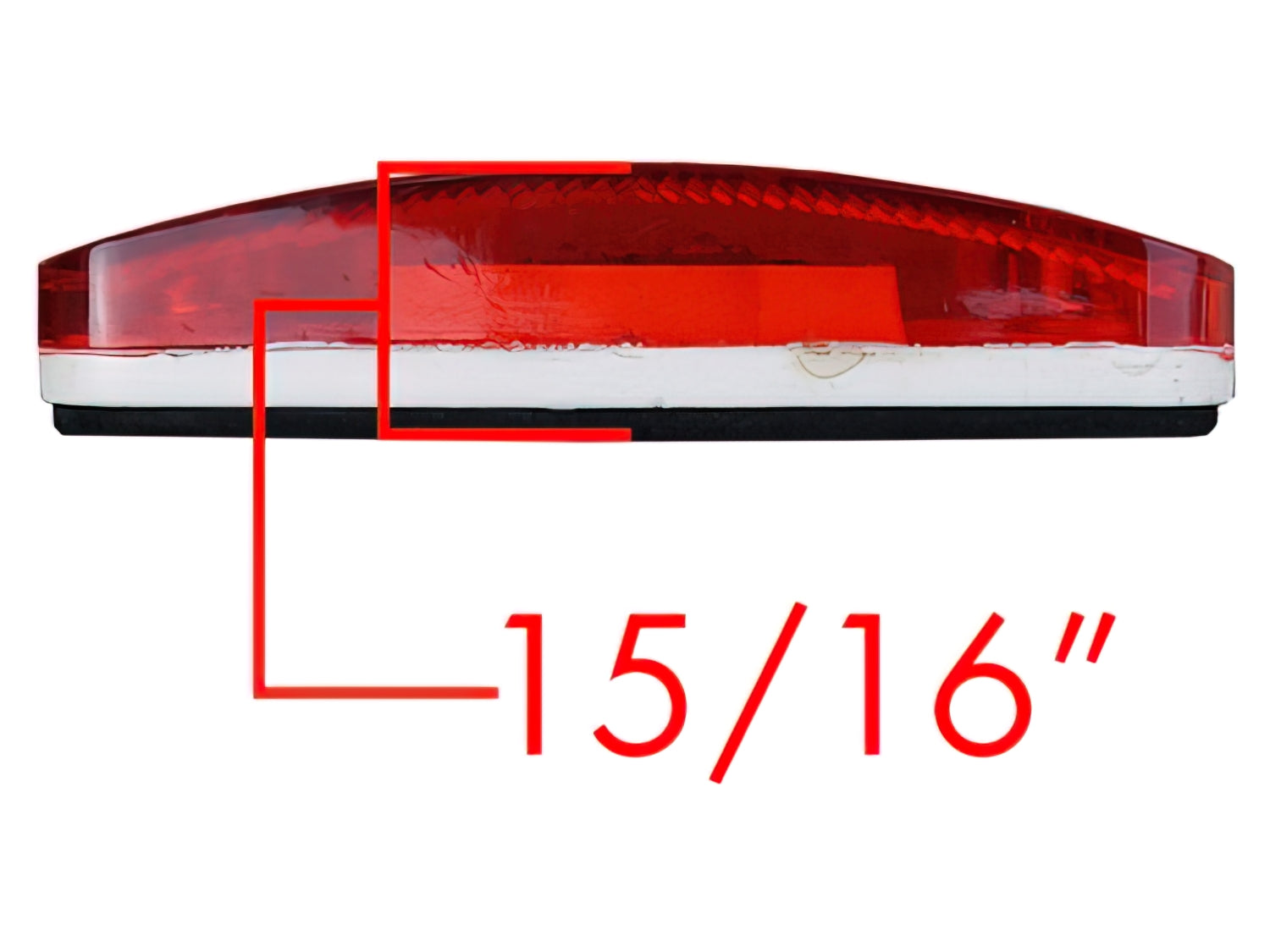 LED Rear Side Marker Lens (Budget) [Vanagon] - OVERLANDERS Outfitter