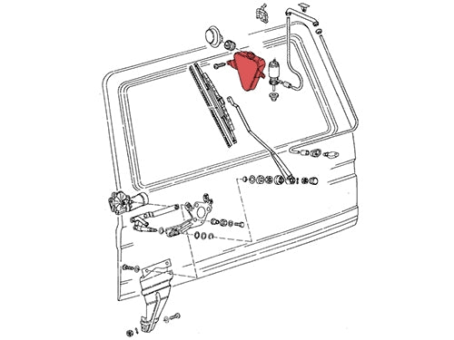 Wiper Washer Reservoir (Rear) - OVERLANDERS Outfitter