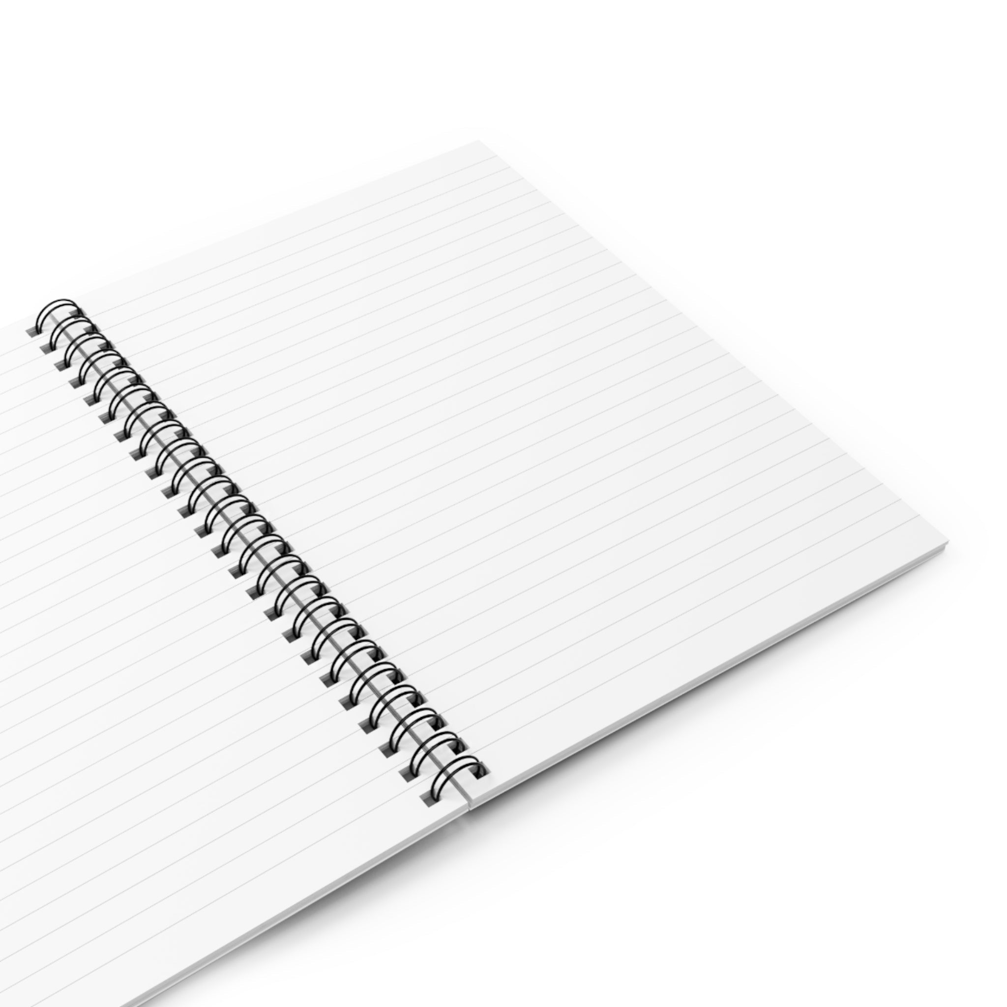 Funny dinosaur spiral notebook with mushroom illustrations and lined pages from Opal and June for note-taking and journaling.