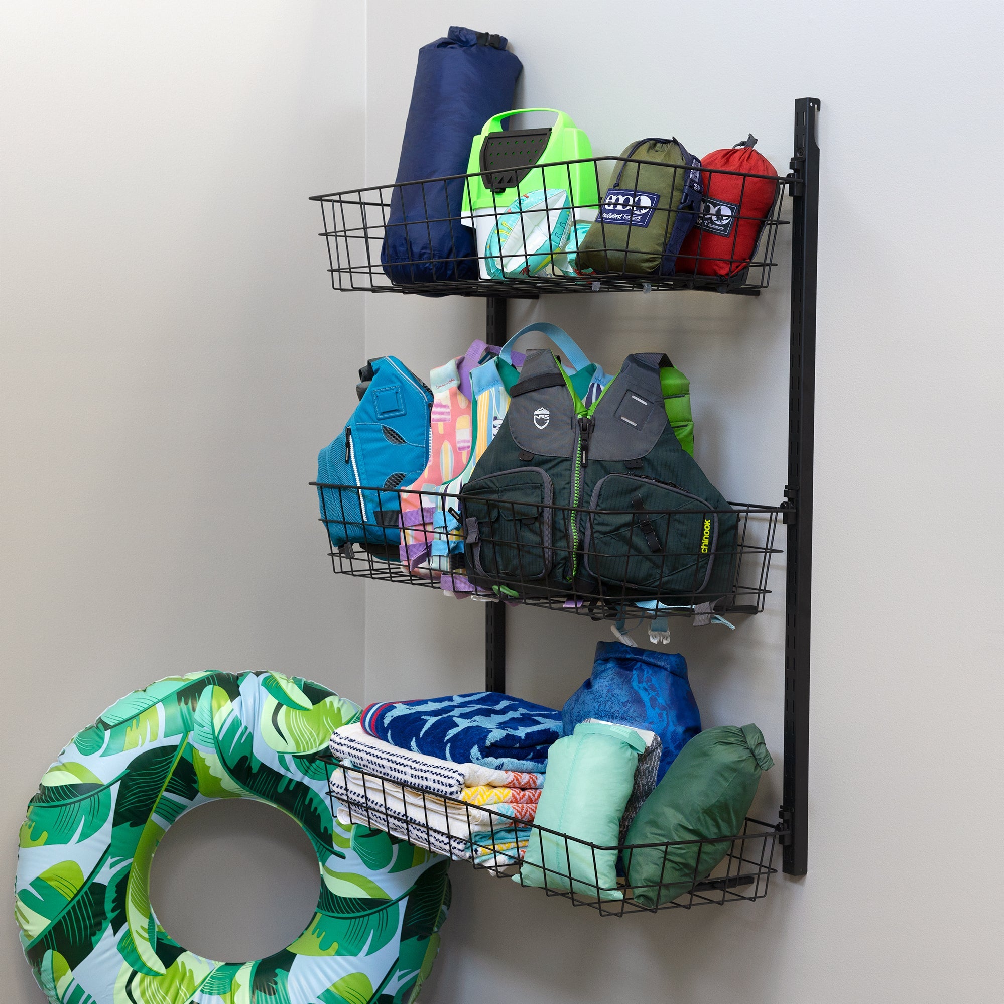 3 Basket Storage Rack | G-Basket | Holds 120 lbs - OVERLANDERS Outfitter