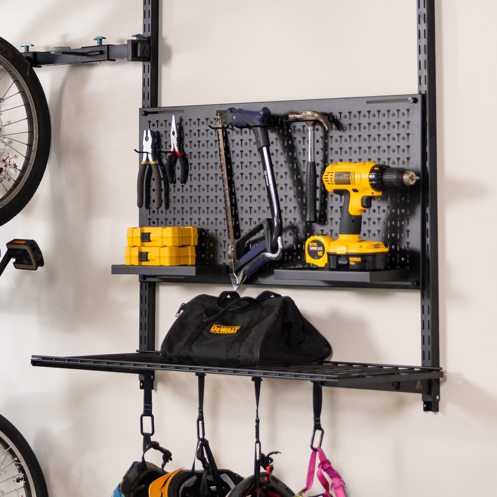 G-Storage Pro | Adjustable Wall Storage System | Holds 500 lbs - OVERLANDERS Outfitter