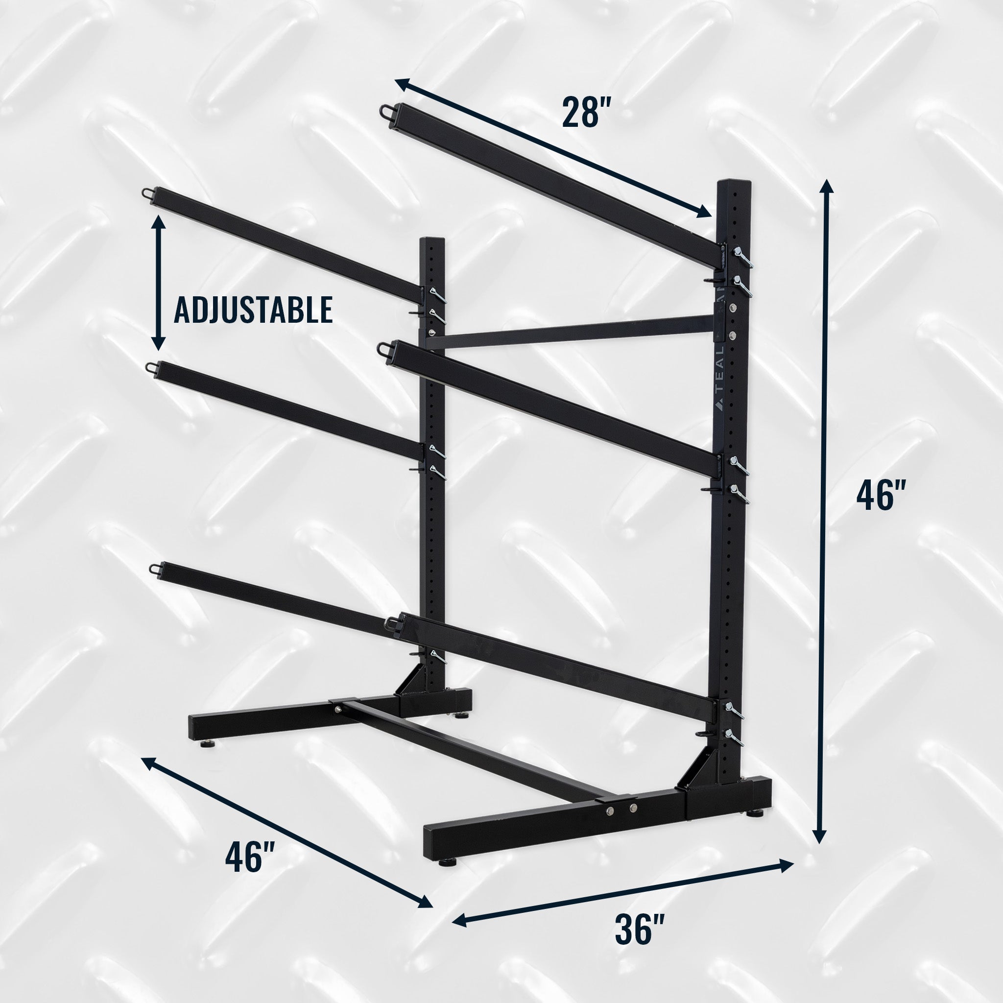 G-Watersport 3 Kayak & Canoe Rack | 3 Levels | Black - OVERLANDERS Outfitter