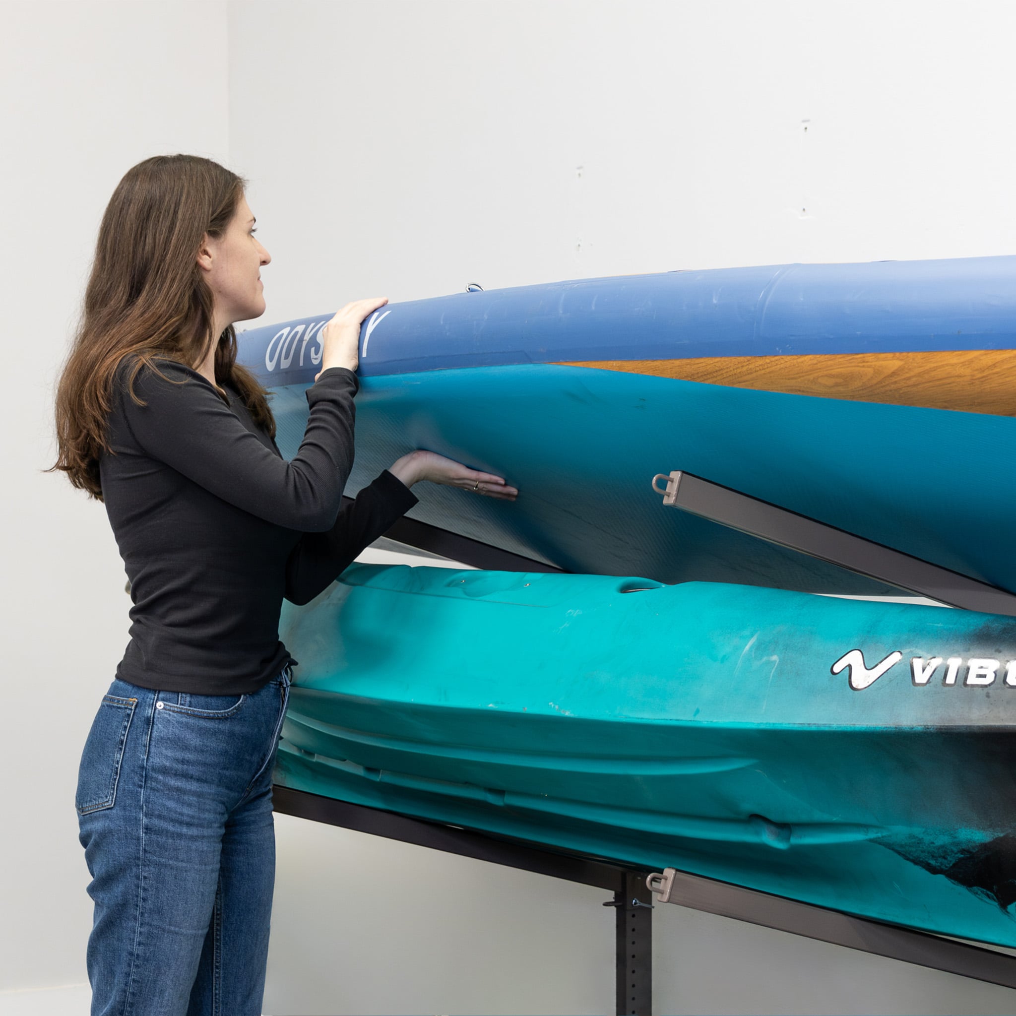 G-Watersport 2 Kayak & Canoe Rack | 2 Levels | Mud - OVERLANDERS Outfitter