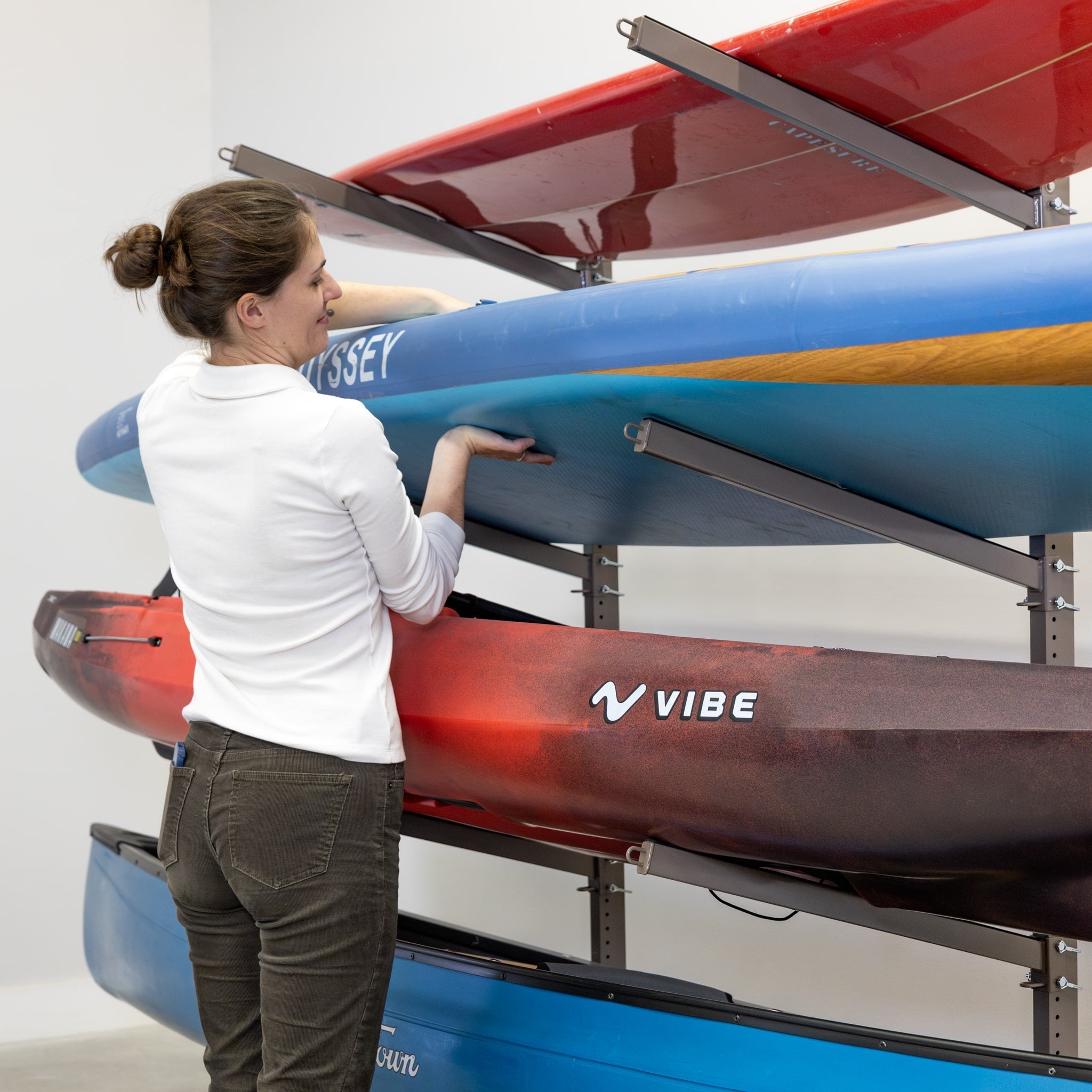 G-Watersport 4 Kayak & Canoe Rack | 4 Levels | Mud - OVERLANDERS Outfitter