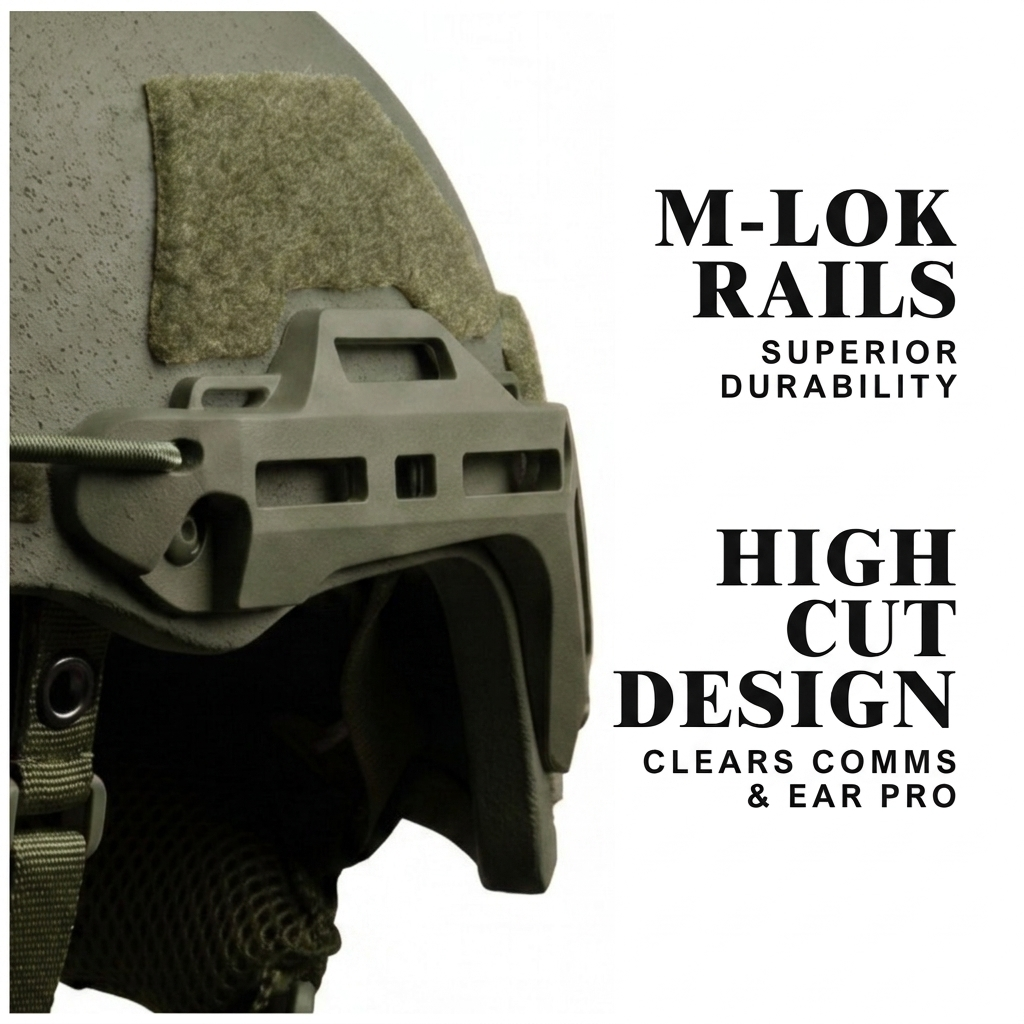 ATE® GEN2 Ballistic Helmet | NIJ IIIA High-Cut – Hard Head Veterans - OVERLANDERS Outfitter