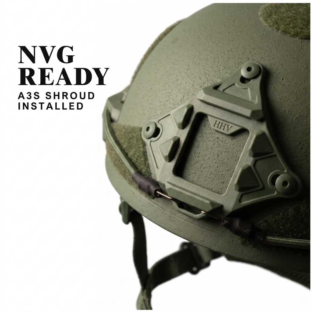 ATE® GEN2 Ballistic Helmet | NIJ IIIA High-Cut – Hard Head Veterans - OVERLANDERS Outfitter