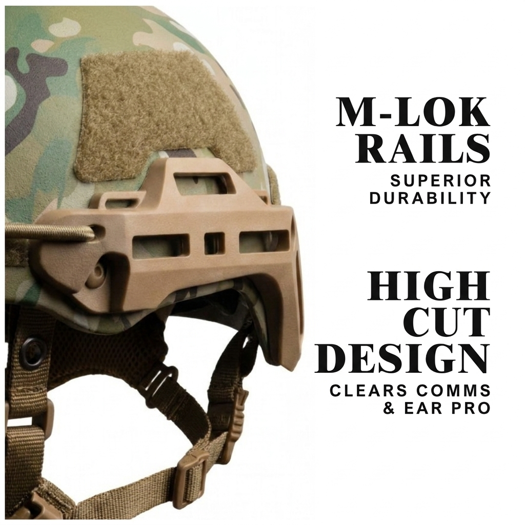 ATE® GEN2 Ballistic Helmet | NIJ IIIA High-Cut – Hard Head Veterans - OVERLANDERS Outfitter
