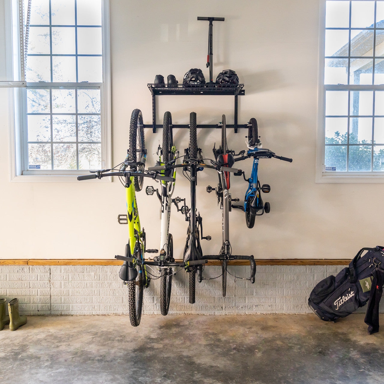 Bike Rack & Shelf | G-Bike Wire Shelf | Holds 5 Bikes - OVERLANDERS Outfitter