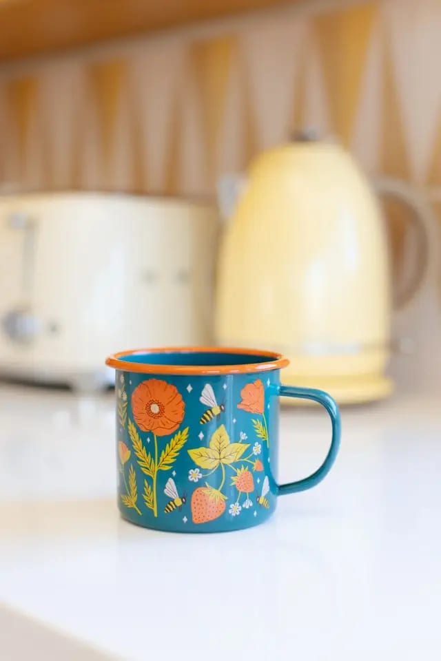 Garden Buzz Enamel Mug 16oz - OVERLANDERS Outfitter