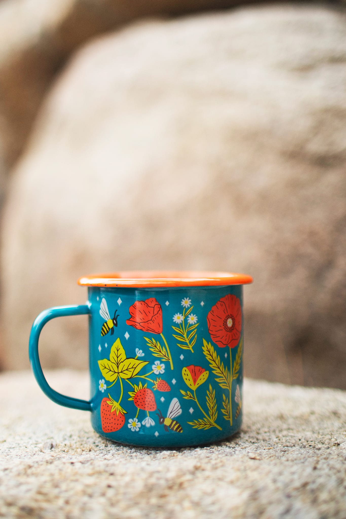 Garden Buzz Enamel Mug 16oz - OVERLANDERS Outfitter