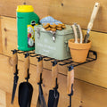 Afton Garden Tool Shelf With Hooks | Holds 40 lbs - OVERLANDERS Outfitter