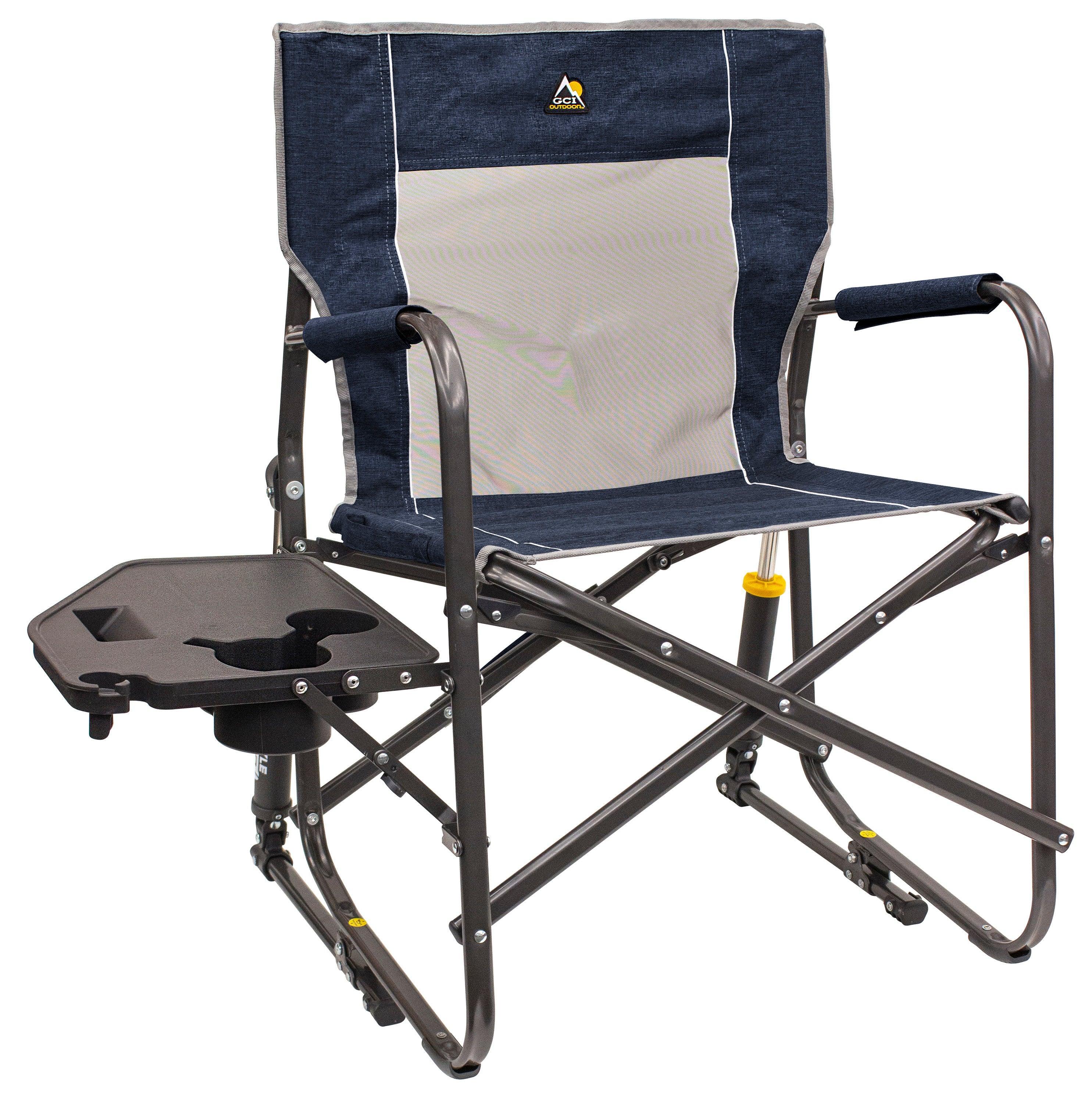 GCI Outdoor Freestyle Rocker Portable Folding Rocking Chair, Outdoor Camping Chair with Side Table - OVERLANDERS Outfitter