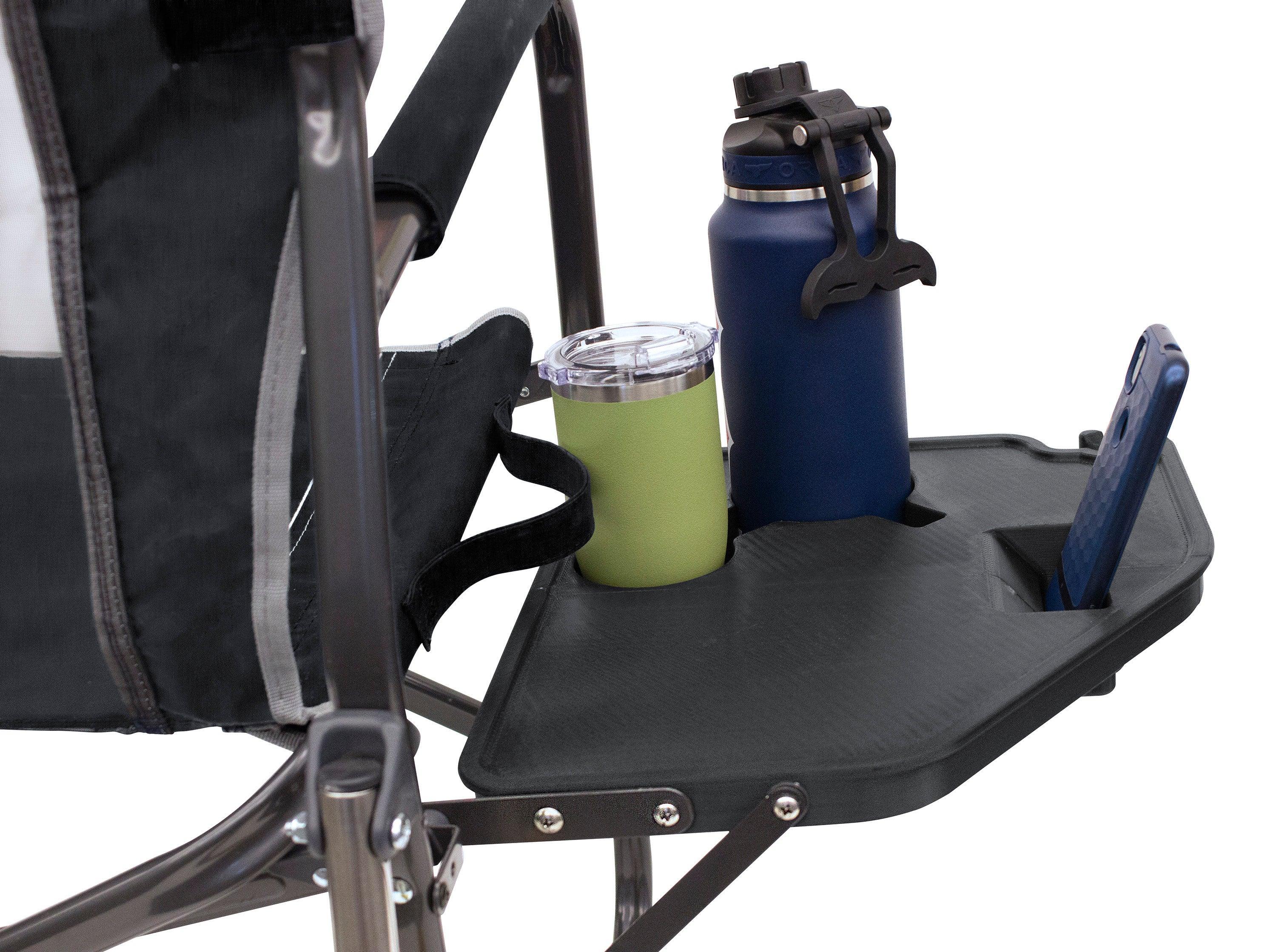 GCI Outdoor Freestyle Rocker XL Portable Folding Rocking Chair, Outdoor Camping Chair with Side Table, Aluminum - OVERLANDERS Outfitter