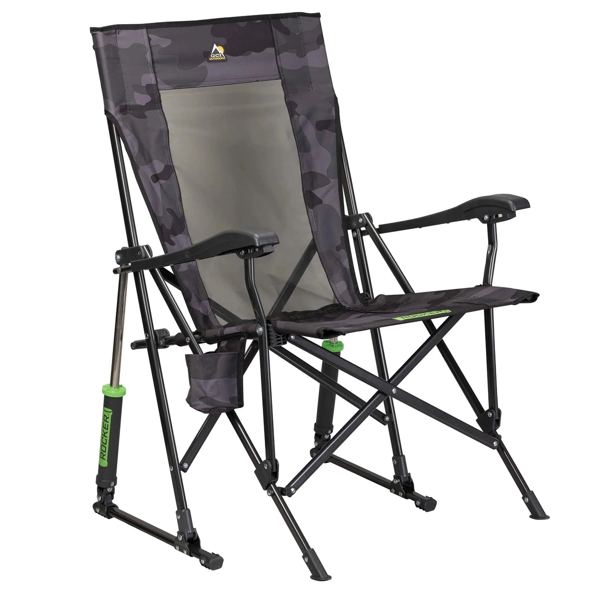 GCI Outdoor Roadtrip Rocker Collapsible Rocking Chair & Outdoor Camping Chair - OVERLANDERS Outfitter