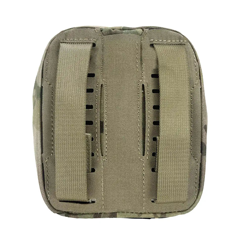 Medium HCC Tactical general-purpose pouch in Multicam fabric with a zipper closure and MOLLE attachment points.
