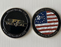 SFT2 Tactical challenge coin featuring intricate design, perfect as a gift for military enthusiasts and collectors.