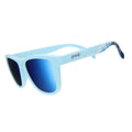 Rare Air Discs Glacier Limited National Park OG sunglasses with clear lenses and black frame, outdoor accessories for style and sun protection.