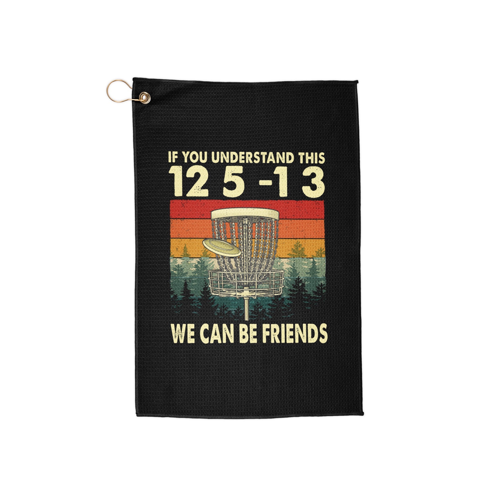 Dojo Designs golf towel with 16x24-inch size featuring a soft fabric and vibrant design for cleaning golf clubs and balls.