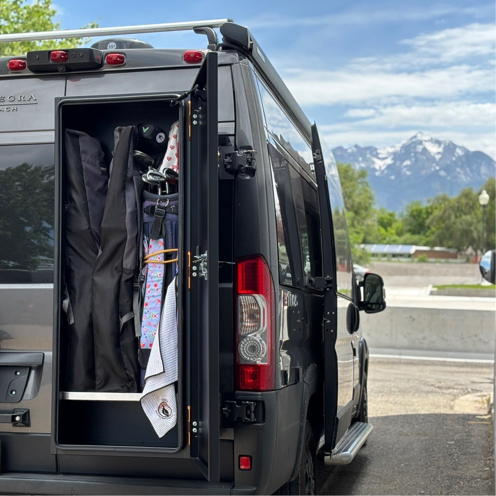 Avatar Offroad golf storage caddie storage box designed for vans, ideal for organizing golf gear and accessories.