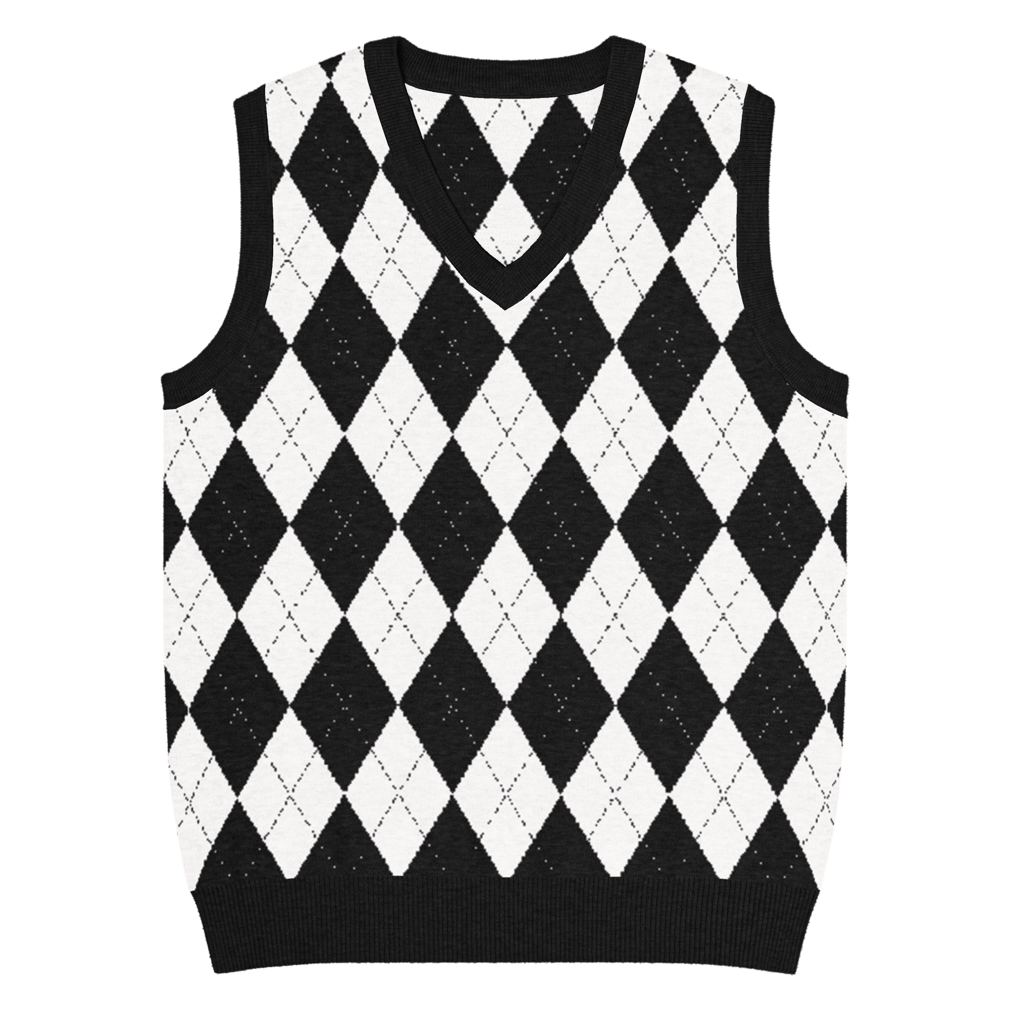 Carnival Chic Knit V-Neck Vest