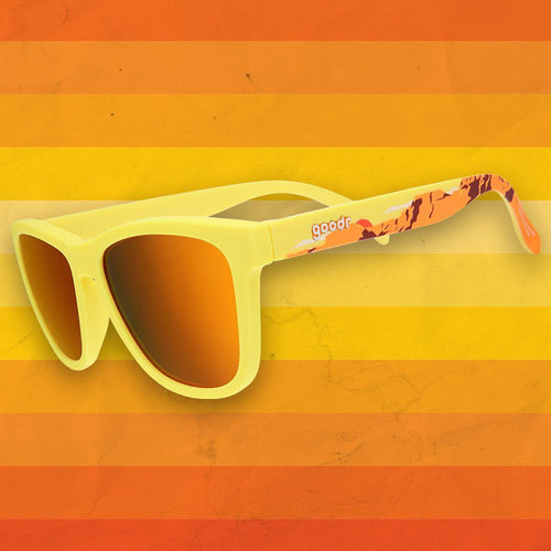 Rare Air Discs "Grand Canyon" limited edition sunglasses with square frames, outdoor lifestyle design, premium accessories.