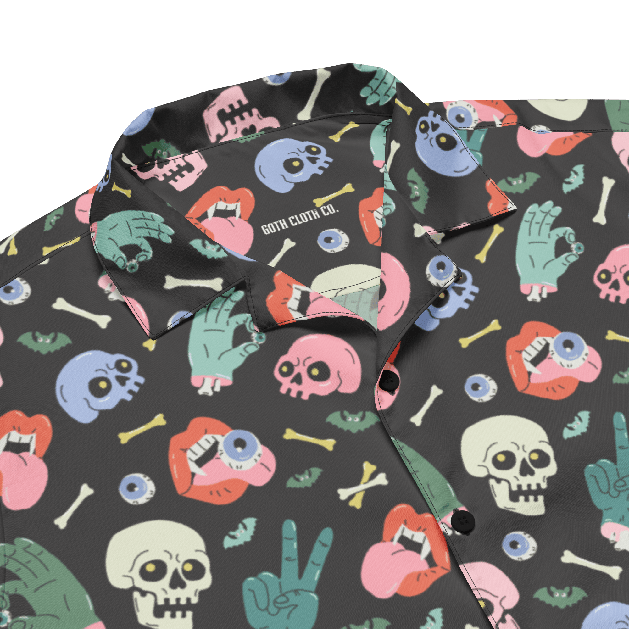 Graveyard Smash Unisex Button Up Shirt