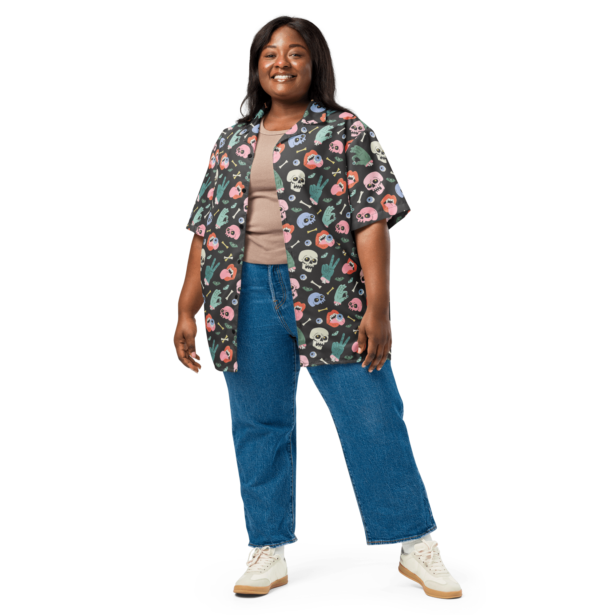 Graveyard Smash Unisex Button Up Shirt