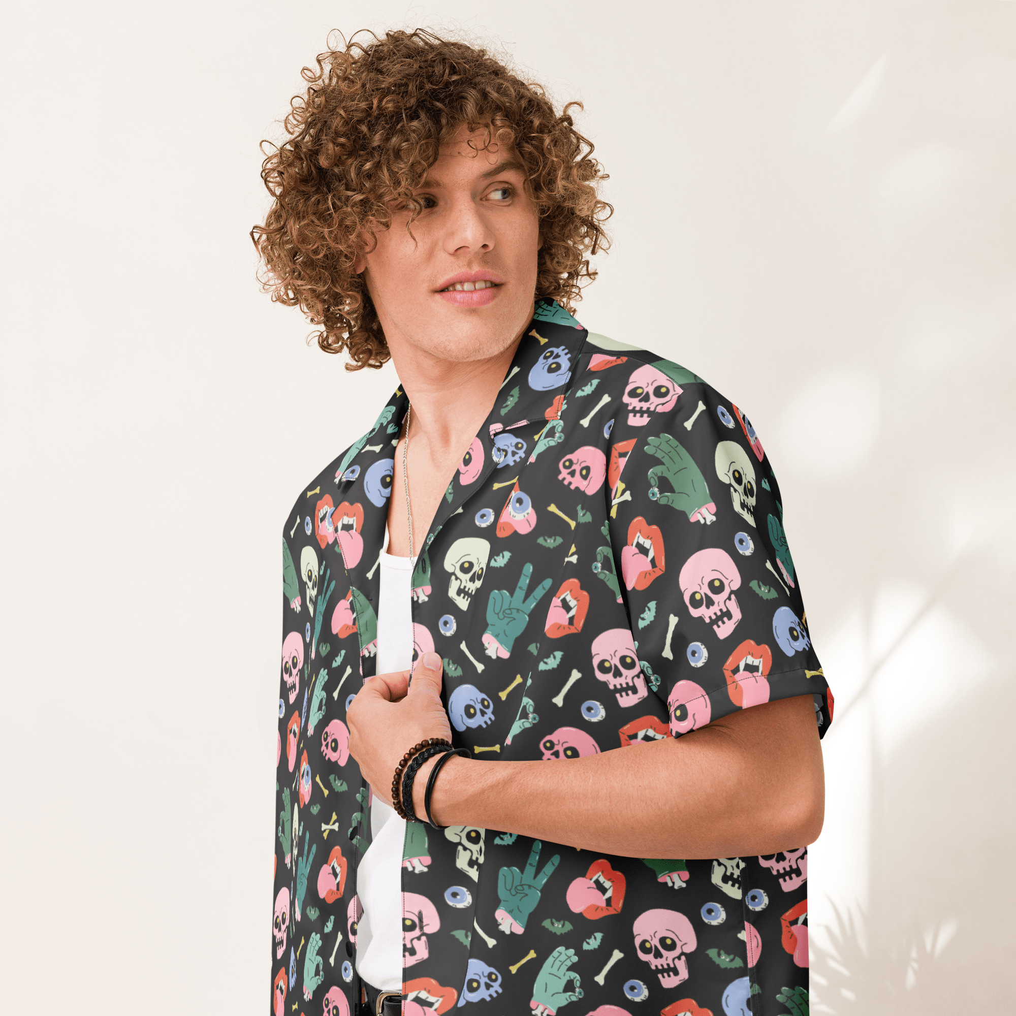 Graveyard Smash Unisex Button Up Shirt