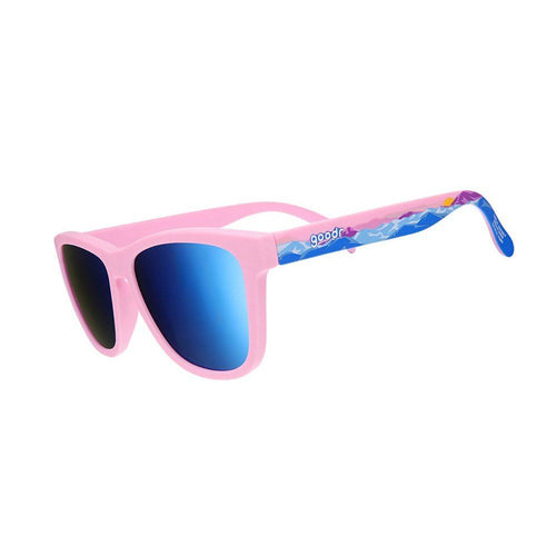 Side view of Rare Air Discs Great Smoky Mountains Limited National Park OG sunglasses, showcasing the stylish frame and mountain-themed design.