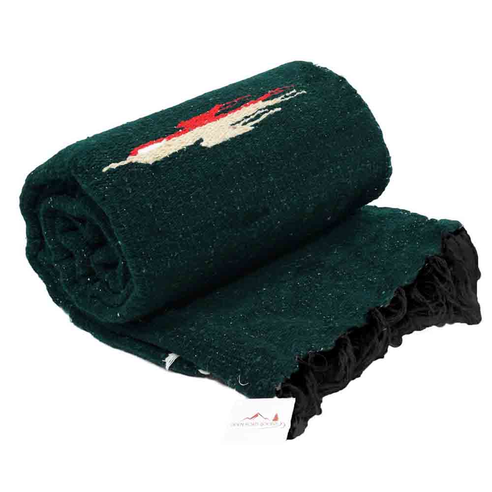 Dark Green Baja Thunderbird Blanket - OVERLANDERS Outfitter