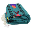 Midnight Teal Baja Fish Yoga Blanket - OVERLANDERS Outfitter