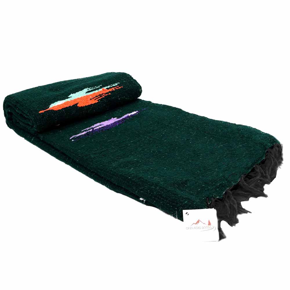 Dark Green Baja Thunderbird Blanket - OVERLANDERS Outfitter