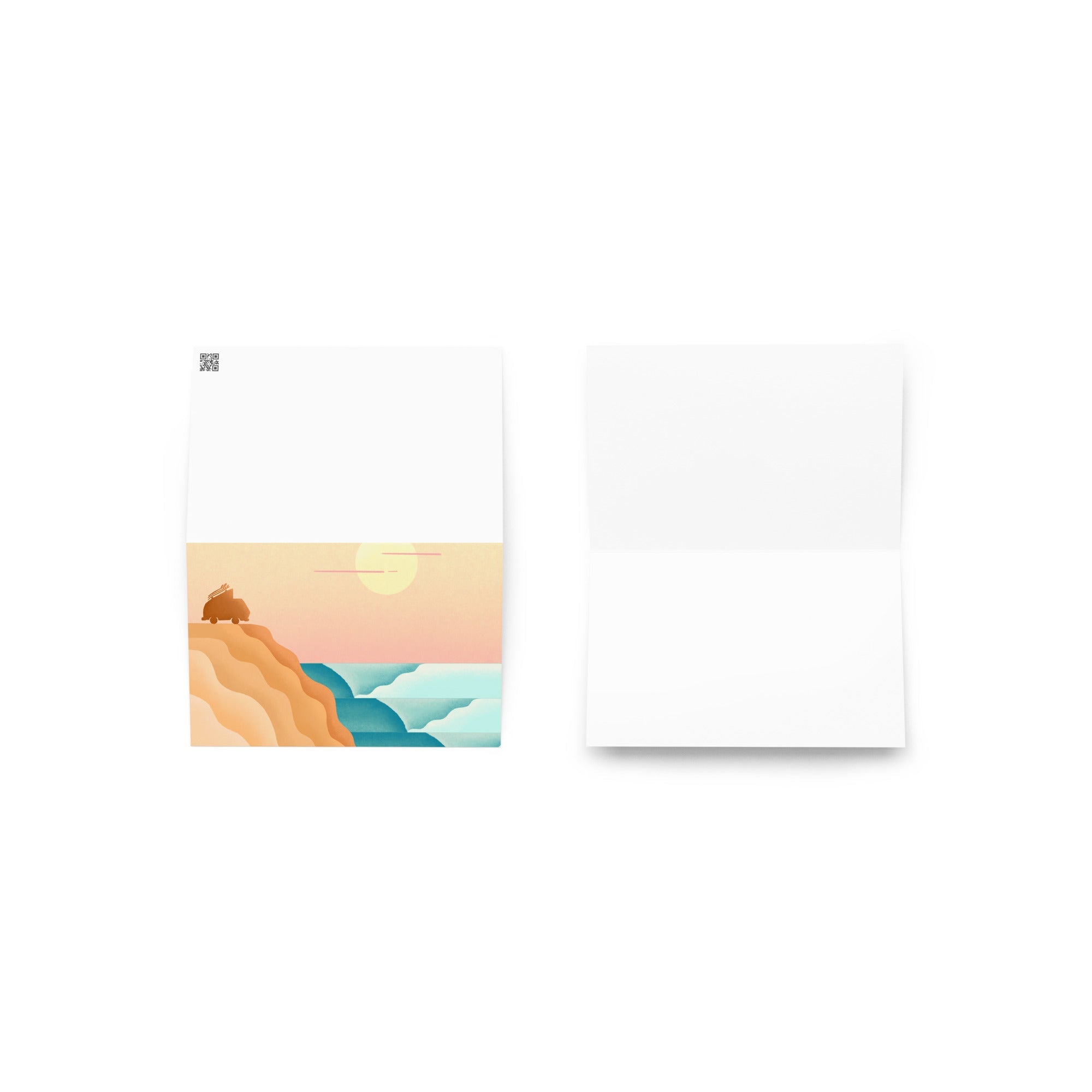 Baja Surf Greeting Card - OVERLANDERS Outfitter