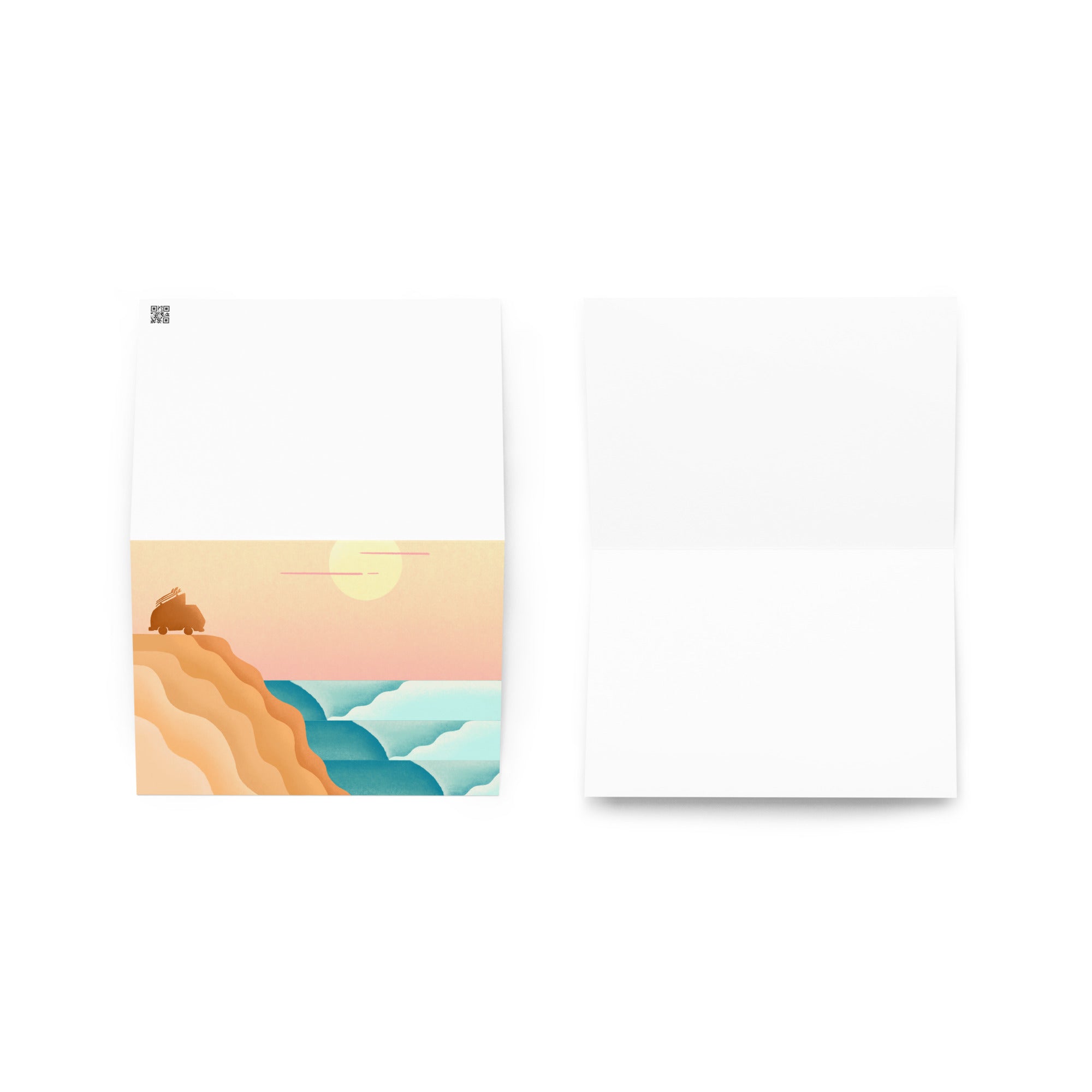 Baja Surf Greeting Card - OVERLANDERS Outfitter