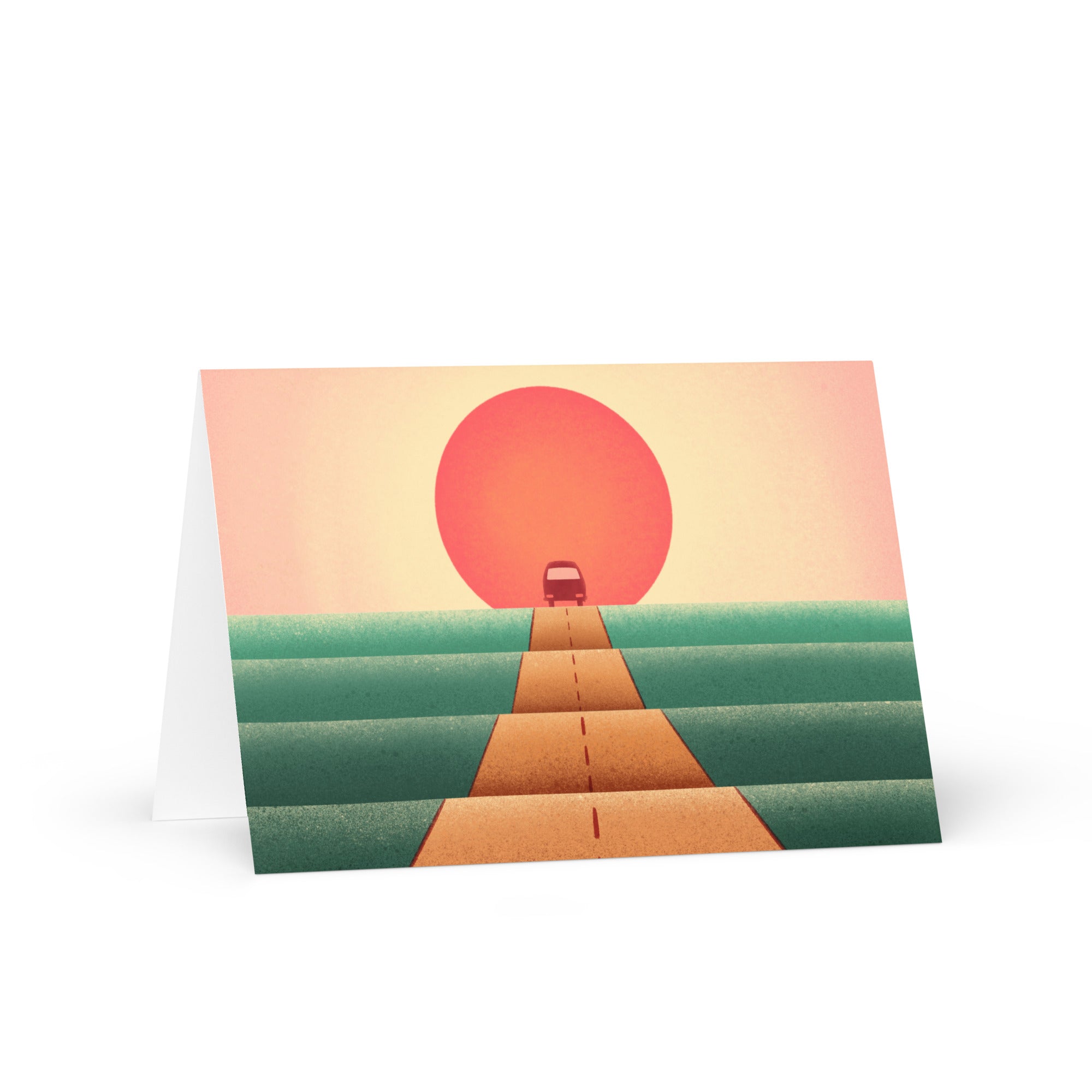 Sunset Road Greeting card - OVERLANDERS Outfitter