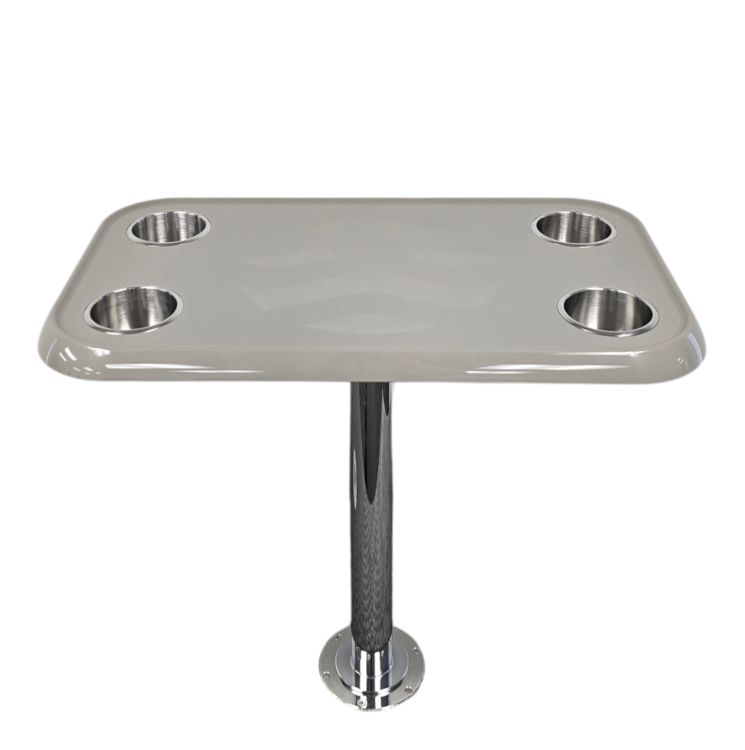 RV Side Tables | RV End Tables - Table Set - 6" Flush Mount Floor Plate / Anti Wobble, Cocktail Design (6 colors) - OVERLANDERS Outfitter