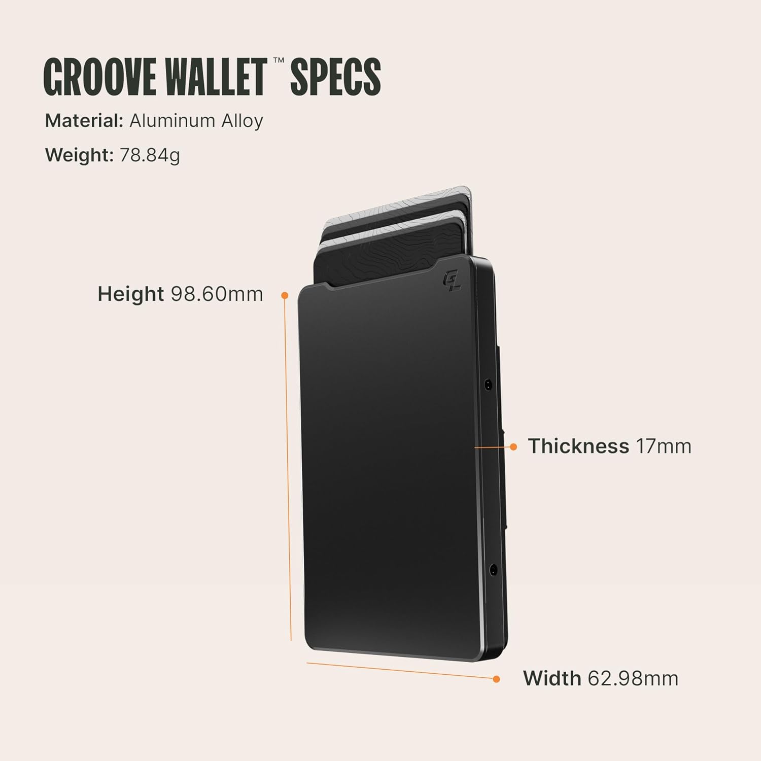 Groove Leather RFID Wallet | Slim RFID-Blocking Minimalist EDC Wallet