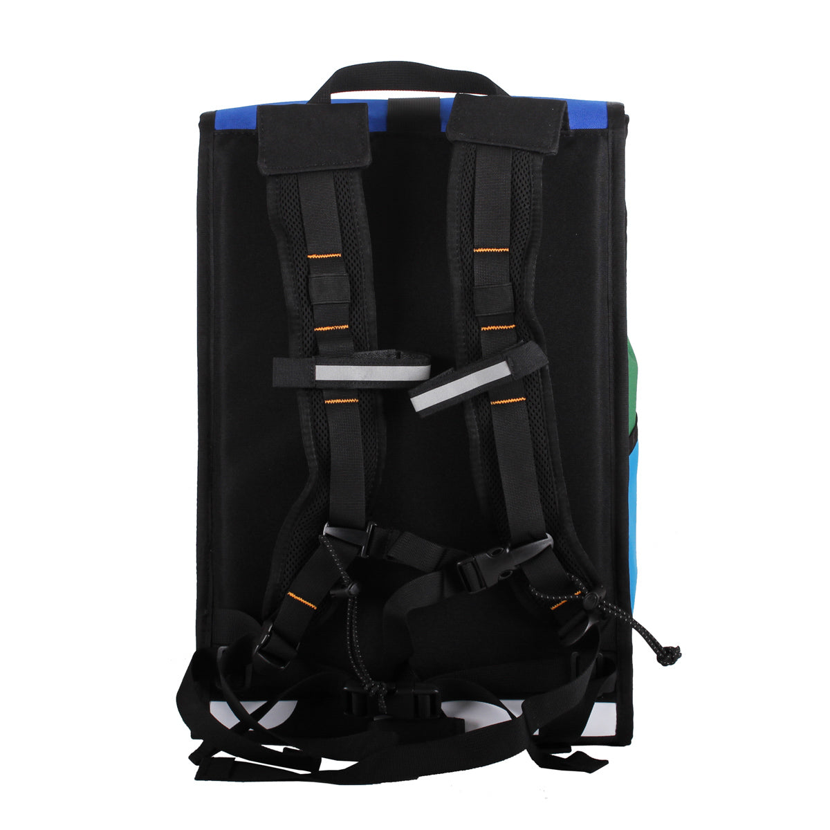 Green Guru Joyride Roll Top Backpack by ZEITBIKE, durable green bag with roll-top closure and adjustable straps for everyday use.