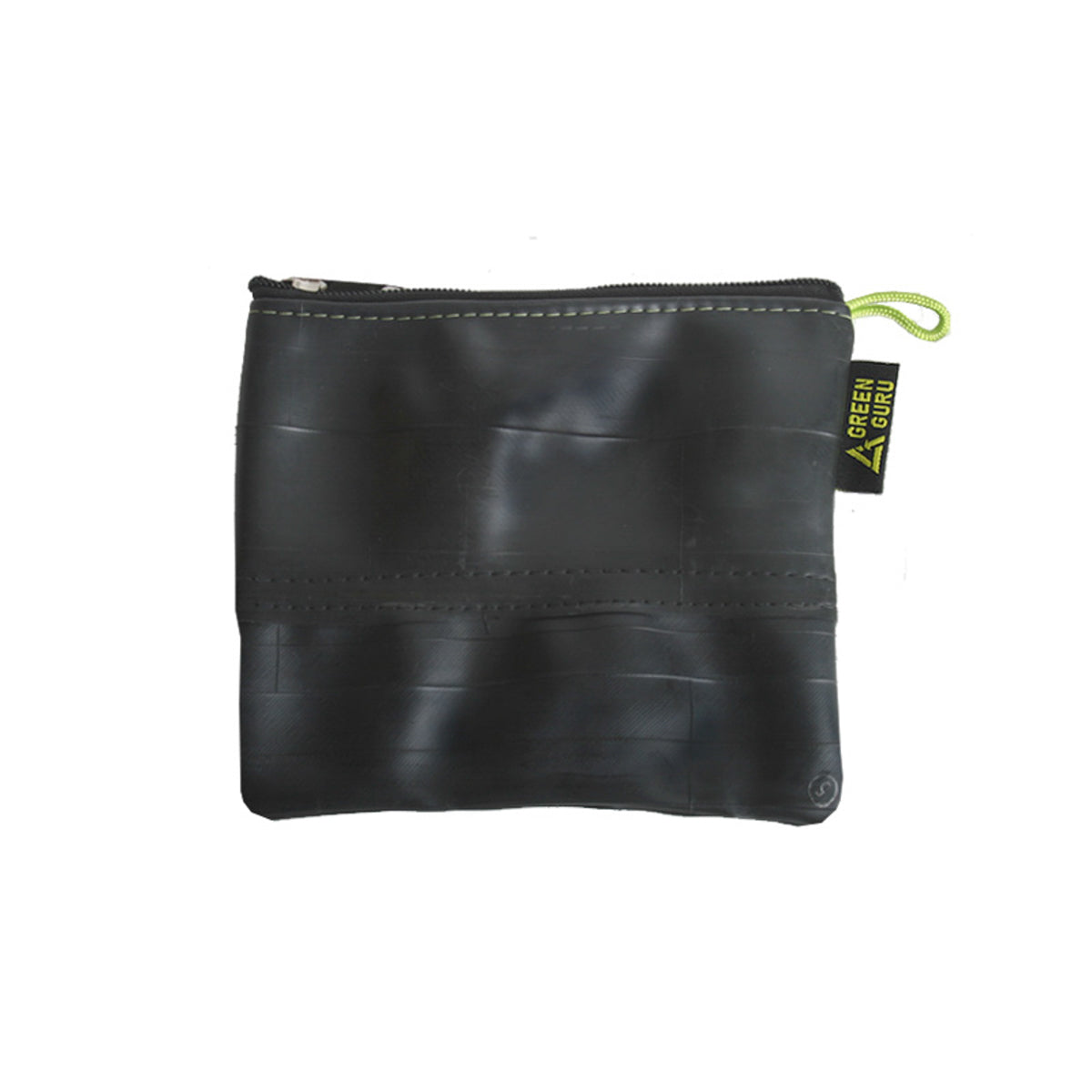 Large green zipper pouch by ZEITBIKE from the Green Guru Bags & Panniers collection, shown closed with zipper detail.