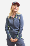 FisheWear HaliBorealis Midlayer Jacket in a sleek design, suitable for outdoor activities and layered for warmth.