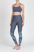 FisheWear HaliBorealis Thermal Active Leggings in black, stretchy thermal fabric ideal for cold weather outdoor activities