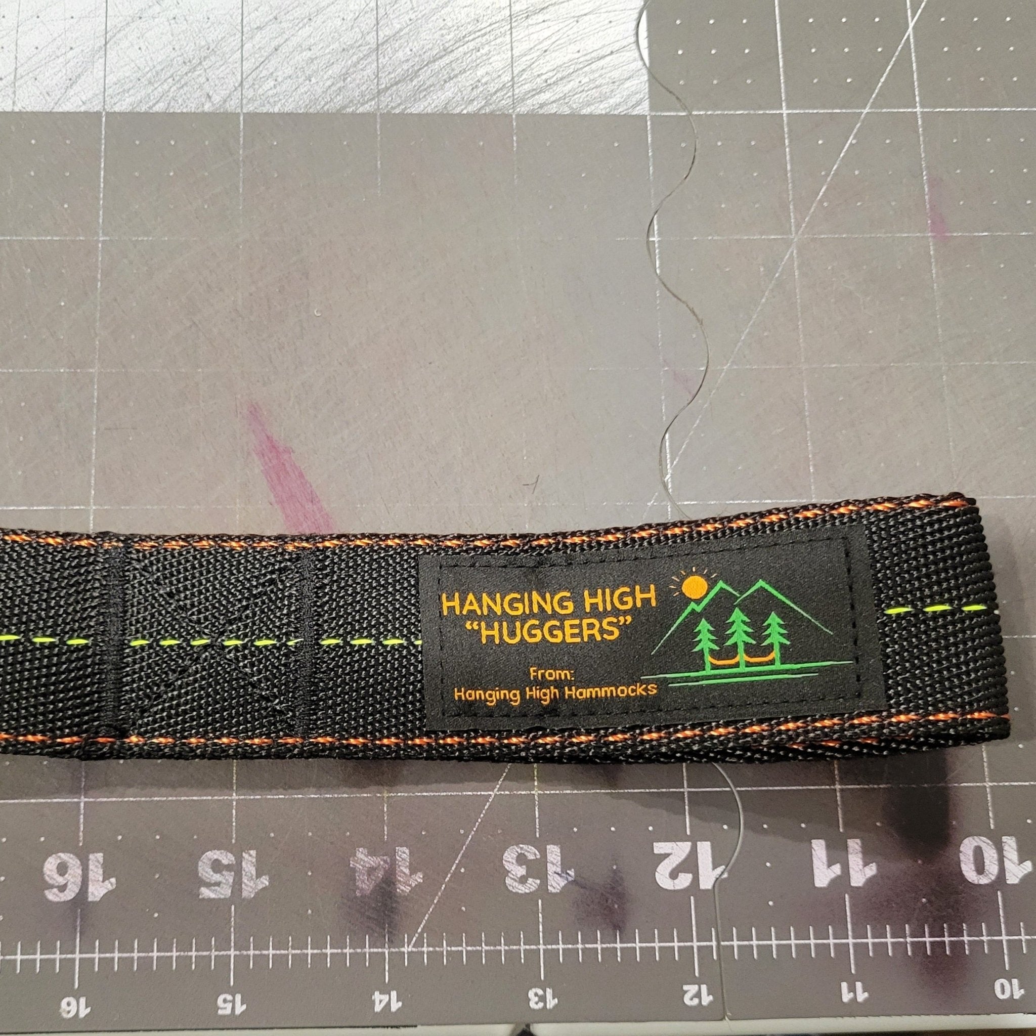 Pair of lightweight Hanging High Hammocks Tree Straps for hammock camping, made for secure attachment to trees.